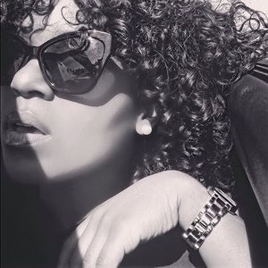 Authentic Chanel cat eye sunglasses.